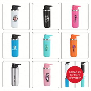 Bouteille d'eau en acier inoxydable à double paroi isolée de 500 ml avec logo personnalisé, bouteille d'eau de camping - Product Image 4