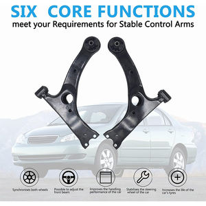 Kit <span class=keywords><strong>de</strong></span> <span class=keywords><strong>suspension</strong></span> <span class=keywords><strong>de</strong></span> 10 pièces, bras <span class=keywords><strong>de</strong></span> <span class=keywords><strong>suspension</strong></span> inférieur avant, <span class=keywords><strong>rotule</strong></span>, biellette <span class=keywords><strong>de</strong></span> direction extérieure et intérieure, <span class=keywords><strong>soufflet</strong></span> <span class=keywords><strong>de</strong></span> remplacement pour Toyota Corolla 2003-2008 - Product Image 6