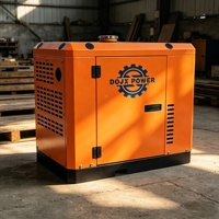 Générateur diesel mobile super silencieux 3KW-8KW 480V 60/50Hz ATS AVR Démarrage à distance Refroidissement par eau/air Vente directe usine Maison Extérieur