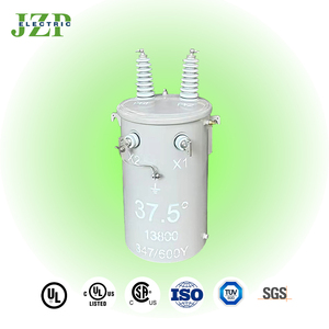 Transformador de Distribución Monofásico JZP de 11kV/240-480V 50/60Hz con Bobinado de Cu/Al para Montaje en Poste, Probado en Campo - Product Image 1