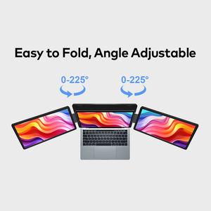 Moniteur portable triple 15,6 pouces avec écrans haute définition pour une multitâches avancée - Product Image 4