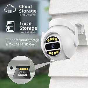 Kamera Keamanan TYSH Tuya 4MP Ultra HD Tahan Air IP65 dengan Penglihatan Malam Berwarna, Deteksi Gerakan Manusia AI, Wi-Fi 6 Dual Band, dan PTZ - Product Image 6