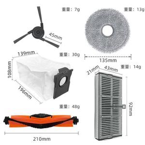 Piezas de Robot Aspirador: Cepillo Principal/Cepillo Lateral/Filtro/Almohadilla de Fregado/<span class=keywords><strong>Bolsa</strong></span> de Polvo/Cubierta del Cepillo Principal - Compatible con la Serie Dreame X40/X40 Ultra - Product Image 6