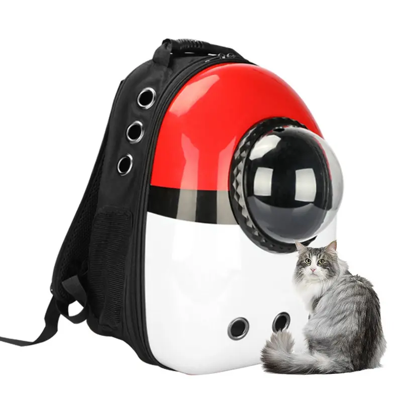 2023 고품질 고양이 개 캐리어 배낭 투명 버블 여행 캐리어 가방 우주 캡슐 우주 비행사 애완 동물 배낭
