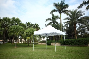 Tente publicitaire pliable imperméable en aluminium à cadre/poteau hexagonal 3x3m pour événements en plein air, fêtes et salons professionnels - Product Image 2