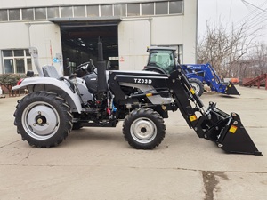 Mesin bergerak earthloader pertanian kualitas tinggi traktor bulldoser tugas berat dengan pemuat ujung depan - Product Image 2