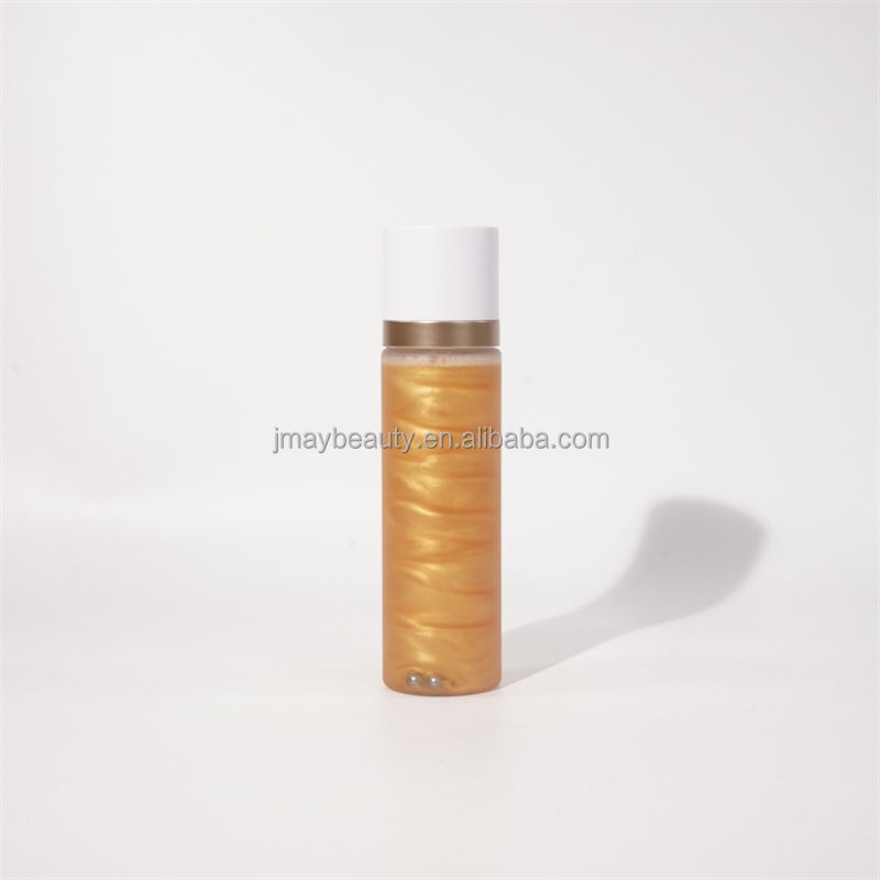 Spray fixateur liquide doré