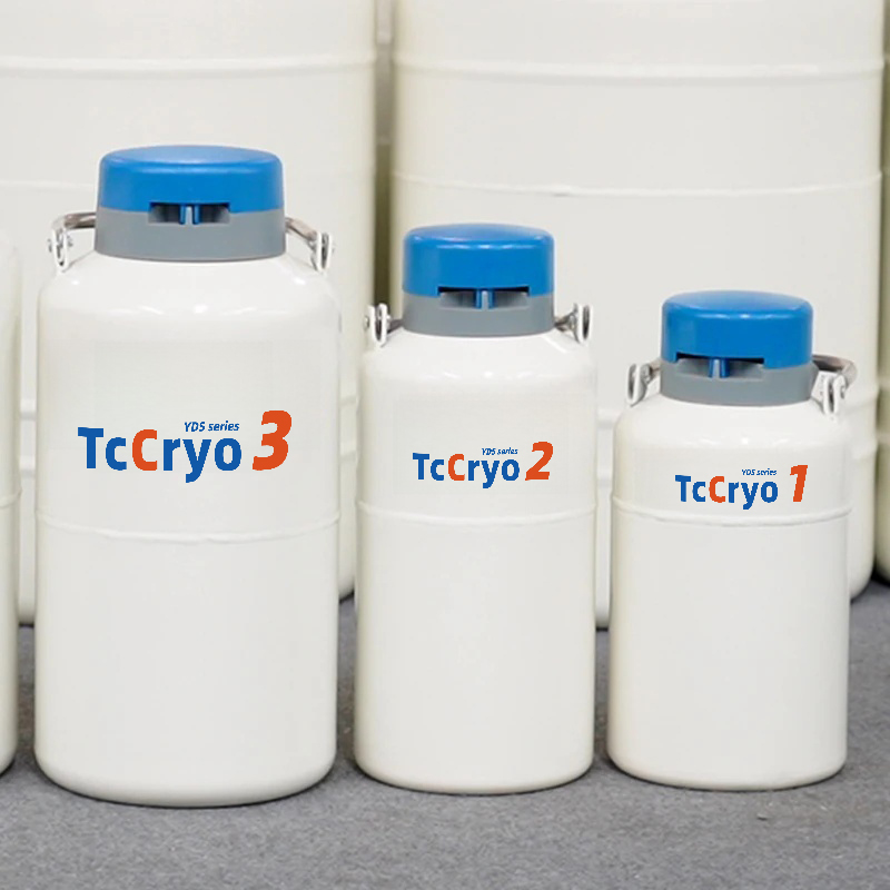 TcCryo 3L liquid nitrogen dewar