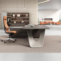 Bureau de direction série Zhiyin 2m ZY-06, mobilier de bureau moderne, OEM/ODM, dimensions, couleur et logo personnalisables