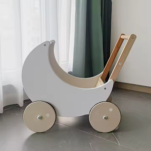 Trotteurs pour bébés en bois de haute qualité avec roues, poussette de rangement anti-chute, Andadores Para Bebés pour enfants, garçons et filles - Product Image 5