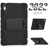 Étui pour tablette avec béquille rotative à 360 degrés pour iPad 10e génération Gen 10,9 pouces 10 2022