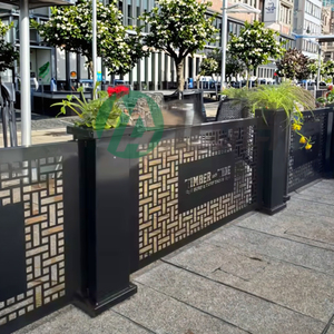 Pantalla de Privacidad Metálica Portátil Cortada con Láser para Jardín, Divisor de Cercas Exteriores y Elegantes <span class=keywords><strong>Cerramientos</strong></span> para Patios, Restaurantes/Jardines - Product Image 6