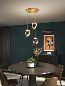 ホット販売モダン銅Ledモダンクリスタルシャンデリア天井高級照明器具ホームキッチン装飾用 - Product Image 3