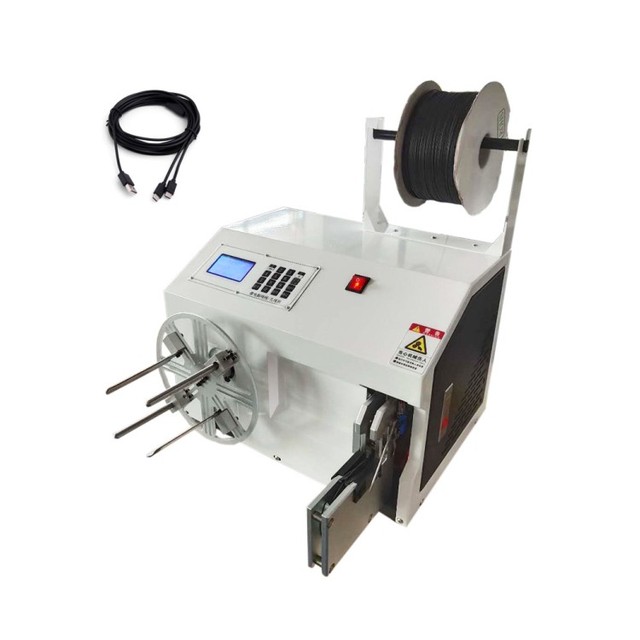 Wire Twist Tie Machine Cable Wire Coiling Machine Cable Wire Rewinding Machine