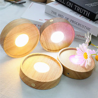 Lampe de chevet LED tactile sans fil en bois, design moderne, rechargeable par USB, alimentée par batterie, logo personnalisé, utilisation en chambre à coucher