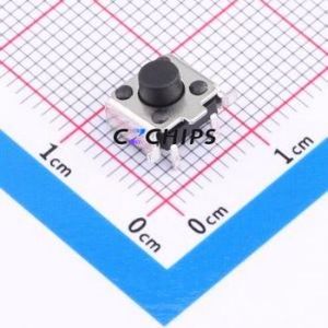 TS6655TPZJ 250gf BD Tactile Switch SMD,7.5x3.6mm Switch Single Pole Single Throw 2.5N Horizontal Mount 6mm - Product Image 1