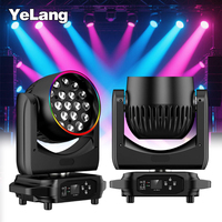 Projecteur LED mobile à zoom 19x15W RGBW 4-en-1 pour DJ, discothèque, scène, fête, lumières LED Pixel DMX pour mariage