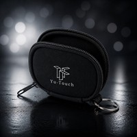 Pochette pliable pour lunettes, écouteurs, clés, mini-organisateur de câbles de voyage, logo personnalisé, vente en gros, petite pochette