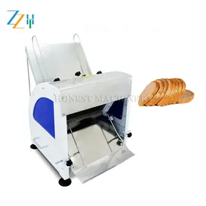 Stable Performance Electric Bread Cutting Machine / Square Slices Bread Bakery / Commercial Bread Slicer Machine