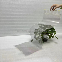 Film Adhésif LED RVB Transparent Flexible Pleine Couleur OEM P4-P20 240x1000mm 400x1000mm Extérieur SDK Inclus IP43 Couleur 16 bits