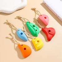 Porte-clés mignon en forme de mini-échaillement de roche, couleur unie, pour l'escalade, breloque de sac, pendentif, ornement, souvenir, cadeau pour grimpeurs