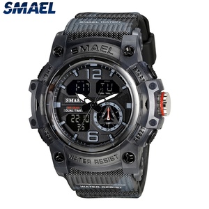 Reloj Digital SMAEL 8007MC Resistente al Agua 50m, Reloj de Cuarzo LED Deportivo, Reloj de Pulsera Grande para Hombre - Product Image 6
