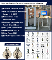 Digital Display Pendulum Friction Coefficient Tester High Accuracy