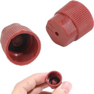 Cubierta de puerto de carga de aire acondicionado R134a de 13 mm y 16 mm para piezas de reparación de sistemas de aire acondicionado automotriz - Product Image 1