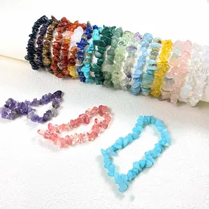 8mm Wholesale Crystal Craft Hand String Fashionable Rainbow Eye Obsidian Bracelet For Gifts