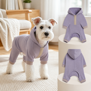 Sudadera con Capucha para Perro de Color Sólido, Ropa Cómoda para Invierno - Product Image 1