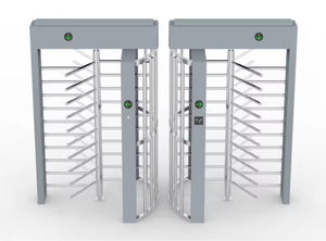 Tourniquet en acier inoxydable de contrôle d'accès RFID pleine hauteur avec fonction d'évitement de collision de moteur sans balais de protection IP68 - Product Image 4