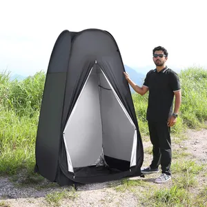 חיצוני פתוח שינוי חדר נייד קמפינג שרותים קופץ אוהל עם מקלחת טובה באיכות מוצק צבע
