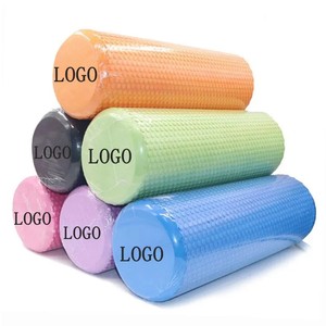 Rullo per Massaggi Fitness Accessori per Yoga e <span class=keywords><strong>Pilates</strong></span> Rullo in Schiuma EVA 90cm X 15cm Strisce Colore e Logo Personalizzabili - Product Image 4