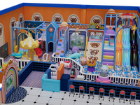 Aire de jeux intérieure commerciale personnalisée Hello Cat pour enfants, équipement de jeux souples, installations de parc d'attractions pour enfants, matériau ABS, 500 kg
