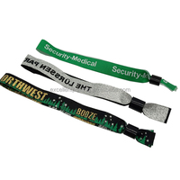Bracelet en tissu de sublimation de haute qualité Bracelet en polyester tissé Bracelets en tissu personnalisés Autres décorations de fête