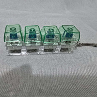 Porte-clés en plastique lumineux transfrontalier, style doux et audacieux, décompression, modèle coloré BF-KY-1210 pour Block Plus Sign