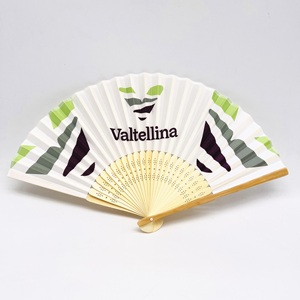 Abanicos Plegables Personalizados con Diseño Impreso QM, Abanicos Promocionales de Plástico/Madera/Bambú - Product Image 2