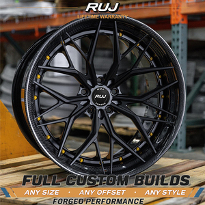 Jantes en alliage forgé en fibre de carbone 3 pièces 17 18 19 20 pouces pour Nissan GTR R35 Mustang GT Mercedes E63 AMG 5x114.3 5x112 - Product Image 1