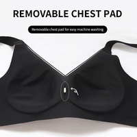 Nouveau soutien-gorge une pièce fin et sportif en gelée pour femme, grande taille, sans couture, exclusif Fat MIMI