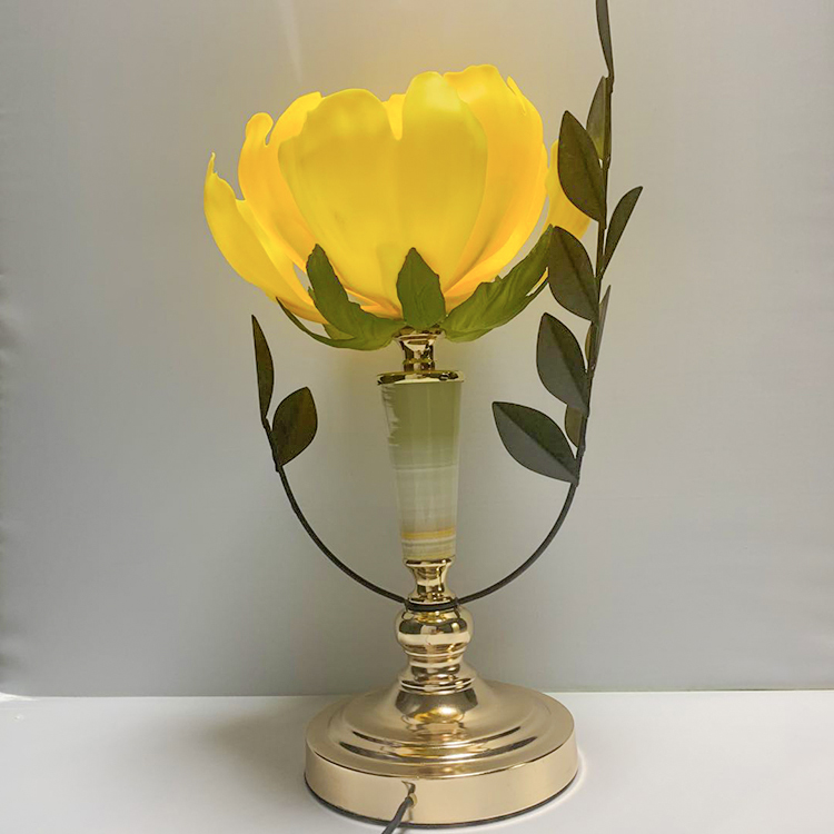 Home Decoration Interior Lighting 3D Night Light Customized Luxury Blooming Flower LED Night Light