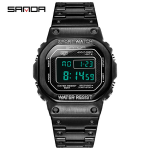 Top di Marca SANDA 390 Impermeabile Cronografo Conto Alla Rovescia <span class=keywords><strong>Digitale</strong></span> Uomini Della Vigilanza di Modo di Sport Esterno <span class=keywords><strong>Orologio</strong></span> <span class=keywords><strong>Da</strong></span> <span class=keywords><strong>Polso</strong></span> degli uomini di <span class=keywords><strong>Orologio</strong></span> di Allarme <span class=keywords><strong>Orologio</strong></span> - Product Image 6