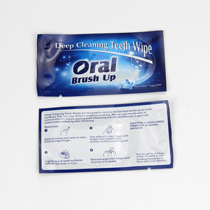 الجملة الأسنان الأسنان تبييض تنظيف الفم فرشاة مناديل تسمية خاصة - Product Image 3