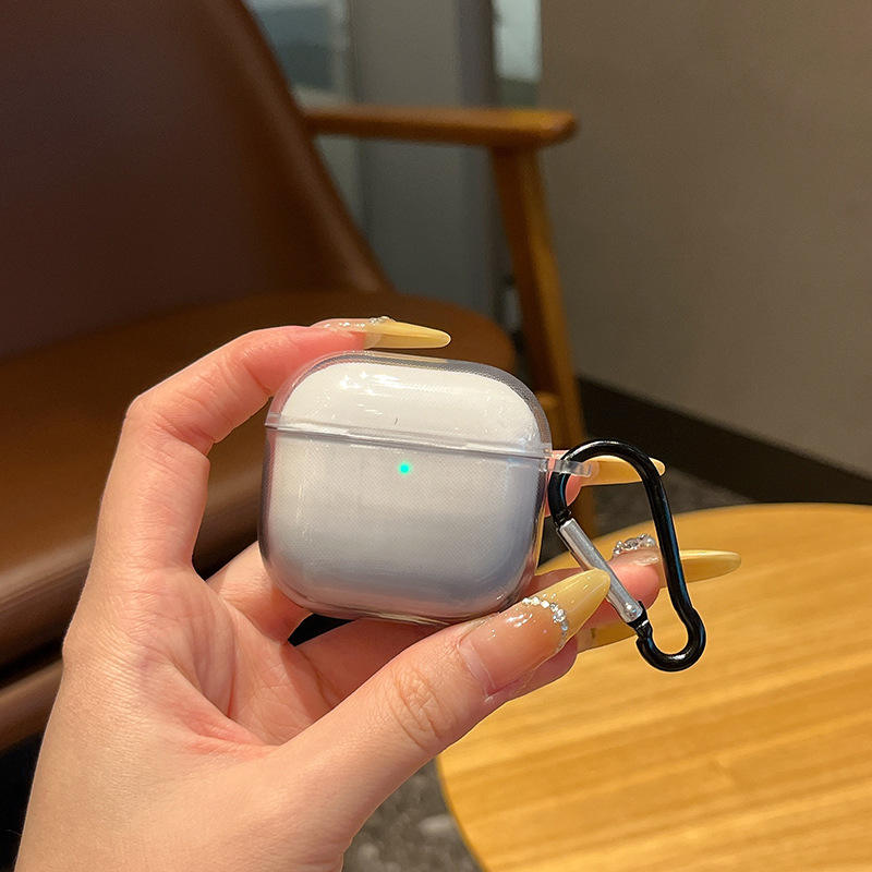 Gradiente de cáscara transparente negro [con gancho]