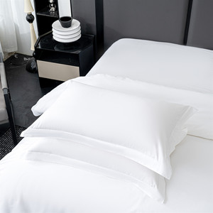 100% <span class=keywords><strong>cotton</strong></span> bộ đồ giường tấm Ga Trải Giường Màu Trắng thiết lập Nữ Hoàng Vua Kích thước 300 chủ đề đếm khách sạn bán buôn Kích thước tấm Ga Trải Giường Duvet cover - Product Image 5