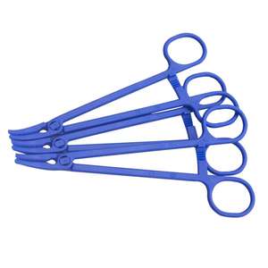 คีมห้ามเลือดพลาสติกทางการแพทย์,คีมปากโค้งยาวคีมปากกว้างที่หนีบฟองน้ำสำหรับใช้ในการผ่าตัด - Product Image 5