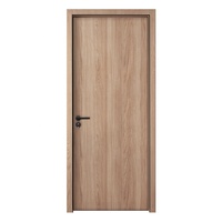 Porte intérieure moderne en MDF, finition PVC, matériaux bois, isolation phonique, garantie 5 ans, pour appartement et salon – Approvisionnement direct usine