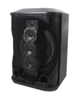 Tweeter*3 Enceinte portable sans fil pour fête en plein air 120W Enceinte professionnelle 8 pouces Basses puissantes Chariot DJ Enceinte portable