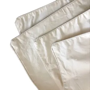 Estoque de 60cm x 70cm algodão branco 40s, 133x100 233tc, revestimento vazio para hotel com zíper de 25cm, concha chinesa