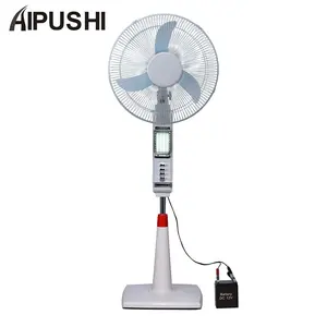 Solar Powered Electric Standing Rechargeable Summer Fan Dc Solar Power 16 Inch 12 Plastic Mechanical 15 Floor Air Cooling Fan