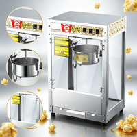 Machine à Popcorn Électrique Commerciale en Acier Inoxydable pour un Pop-corn Rapide – Idéale pour les Cinémas et les Snack-bars